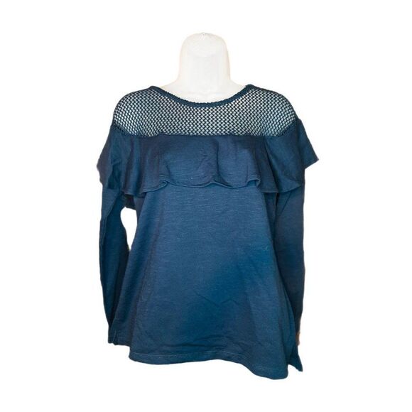 JS Jessica Simpson Tenley Top in Navy sz S - Picture 1 of 6